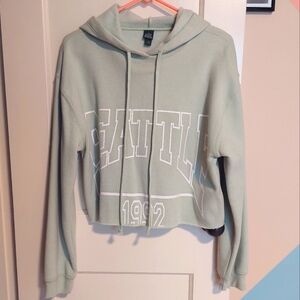 Wild Fable Seattle Cropped Hoodie